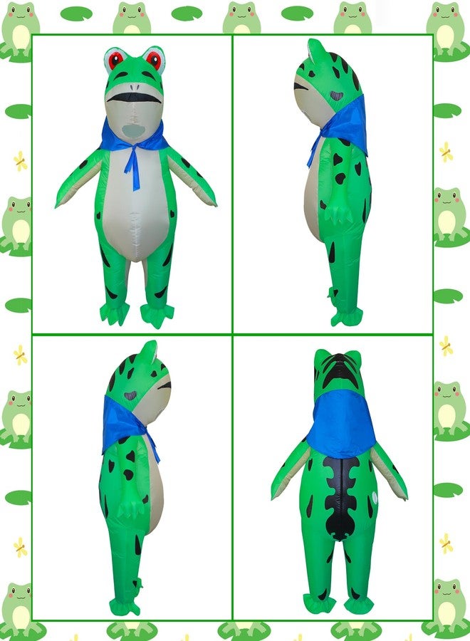 Stegosaurus Inflatable Frog Costume for Kids Halloween Cute Animal Costumes Funny Blow Up Suit for Boys Girls Cosplay Party - Image 5